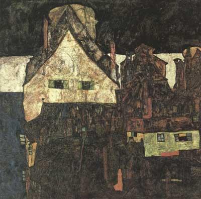 Egon Schiele The Small City I (Dead City VI) (mk12) Spain oil painting art